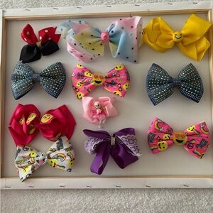 Colorful Girl’s Bow Hair Accessories Bundle